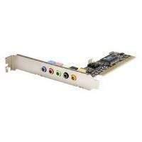 startech 5 channel low profile pci sound adaptor card 24 bits