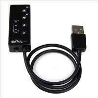 StarTech.com USB Stereo Audio Adapter External Sound Card with SPDIF Digital Audio and Built-in Microphone