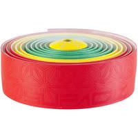 Supacaz Super Sticky Kush Bar Tape Red/Yellow/Grn/Yellow