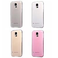 Super Flexible Clear Crystal Simple TPU Soft Transparent Back Cover Case for Samsung Galaxy S5 I9600