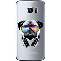 Sunglasses Dog Soft Material For Compatibility TPU For Samsung Galaxy S6 Edge Plus S6 S7 Edge S7