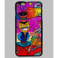 surreal magic cat, case for iphone 6 plus.