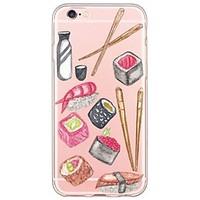Sushi Pattern TPU Ultra-thin ranslucent Soft Back Cover for iPhone 6s Plus/6 Plus/ 6s/6/ SE/5s/5