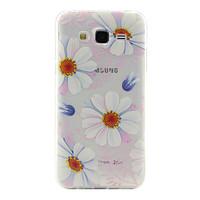 Sun flower Pattern TPU Relief Back Cover Case for Galaxy J1 Ace/ Galaxy J2/Galaxy J5
