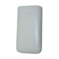 SunCase Mobile Phone Pocket Full Grain White (Samsung Galaxy S Duos)