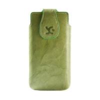 SunCase Leather Case Wash Green (Nokia Lumia 920)