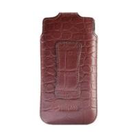 SunCase Leather Case Croco Brown (Nokia Lumia 920)