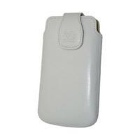 SunCase Leather Case Smooth White (Nokia Lumia 900)