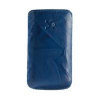 SunCase Blue Wash Leather Case (Sony Xperia E)