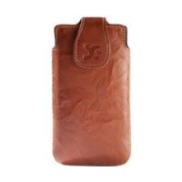 SunCase Leather Etui Wash Brown (Sony Xperia Z1)