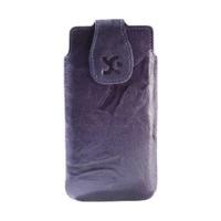 suncase leather etui wash purple sony xperia z1