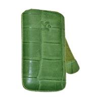 SunCase Mobile Bag Croco Green (Nokia Asha 311)