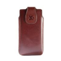 SunCase Leather Etui Brown (Sony Xperia Z1)