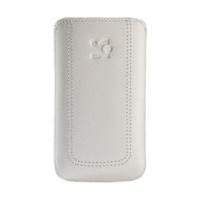 SunCase Leather Case White (Samsung Galaxy Fame)