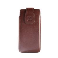 suncase mobile phone case full grain brown sony xperia ion