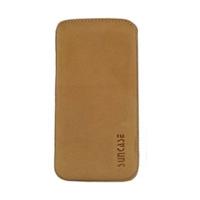 SunCase Leather Case Brown (iPhone 5)