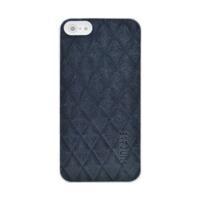 SunCase Leather Case Argyle Blue (iPhone 5 / 5S)