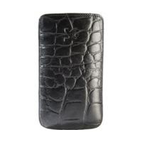 SunCase Mobile Phone Case Croco Black (Samsung Galaxy Ace Plus)