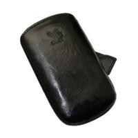 SunCase Leather Case Wash Black (BlackBerry Bold 9790)