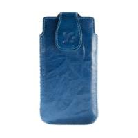 suncase leather case wash blue nokia lumia 820