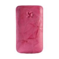 SunCase Leather Case Wash Pink (Samsung Galaxy Fame)