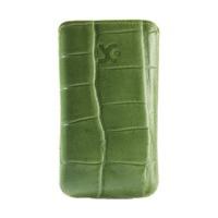 SunCase Leather Case Croco Green (Samsung Galaxy fame)