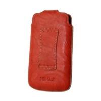 SunCase Leather Case Wash Red (Nokia Lumia 900)
