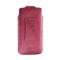 SunCase Leather Case Wash Pink (LG Nexus 4)