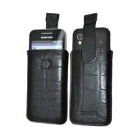 SunCase Mobile Phone Case Croco Black (Samsung Galaxy Ace Duos)