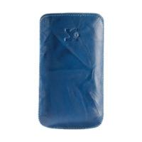 SunCase Leather Case Wash Blue (Nokia Lumia 610)