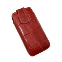 SunCase Mobile Phone Case Croco Red (Sony Xperia Sola)