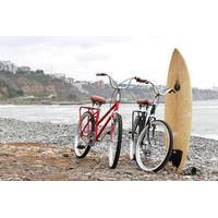 surf lesson plus bike rental in lima