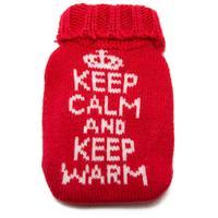 summit reusable knitted cover heat pack red