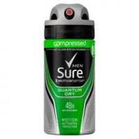 Sure Men Motionsense Quantum Dry 48h Antiperspirant Spray - Pack of 75ml