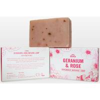 suma handmade natural soap rose geranium 95g