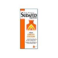 Sudafed for chesty coughs with decongestant x 100ml