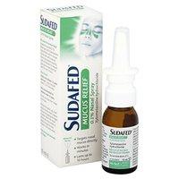 Sudafed mucus relief nasal spray x 15ml