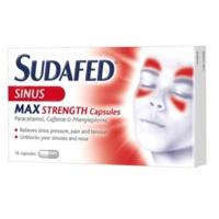 Sudafed Sinus Max Strength Cap