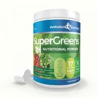 SuperGreens Powder with 17 Super Fruits & Vegetables 500g Tub with Scoop