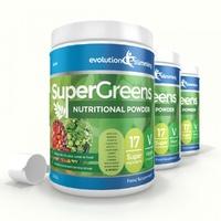 SuperGreens Powder with 17 Super Fruits & Vegetables 3 x 500g Tubs with Scoop