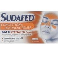 Sudafed Congestion & Headache Max Relief