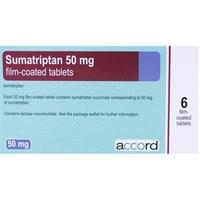 Sumatriptan 50mg Tablets