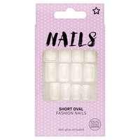 Superdrug Nails Short Oval Bare, Clear