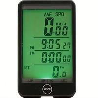 SunDing SD-576C Wireless Multifunction Bicycle Computer Water-resistant LCD Backlight Bike Speedometer