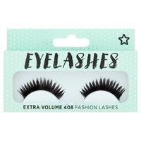 Superdrug False Eyelashes - Extra Volume 408 Black, Black