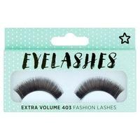 Superdrug False Eyelashes - Extra Volume 403 Black, Black