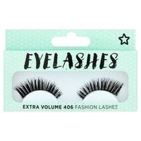 Superdrug False Eyelashes - Extra Volume 406 Black, Black