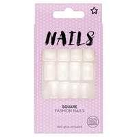 Superdrug Nails Square Bare, Clear