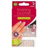 Superdrug Finishing Touches Fake Nails Extra Short Pink, Clear
