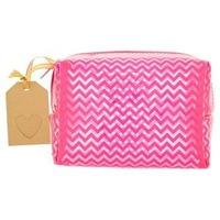 Superdrug Pvc Organizer With Zigzag Neon Pink